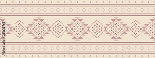 Southwest Aztec geometric Native American Mexican Navajo tribal ethnic boho indian texture ornament seamless pattern fabric colorful design vector for woven textile printing blanket rug carpet fashion
