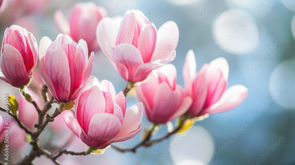 Fototapeta premium beauty flower blooming, nature background