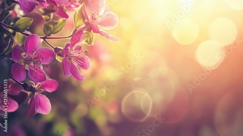 beauty flower blooming, nature background
