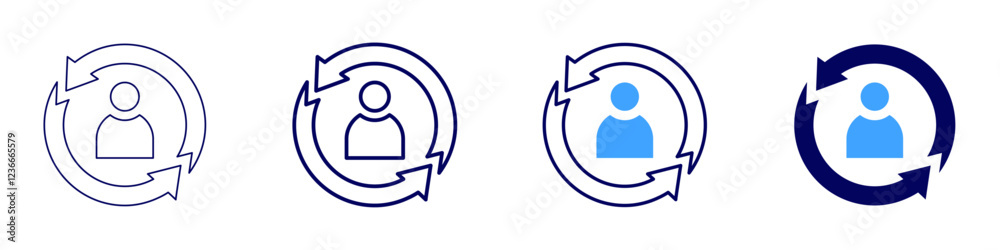 Rotate icon in 4 different styles. Thin Line, Line, Bold, and Bold Line. Duotone style. Editable stroke Rotate icon in 4 different styles. Thin Line, Line, Bold, and Bold Line. Duotone style. Editable stroke