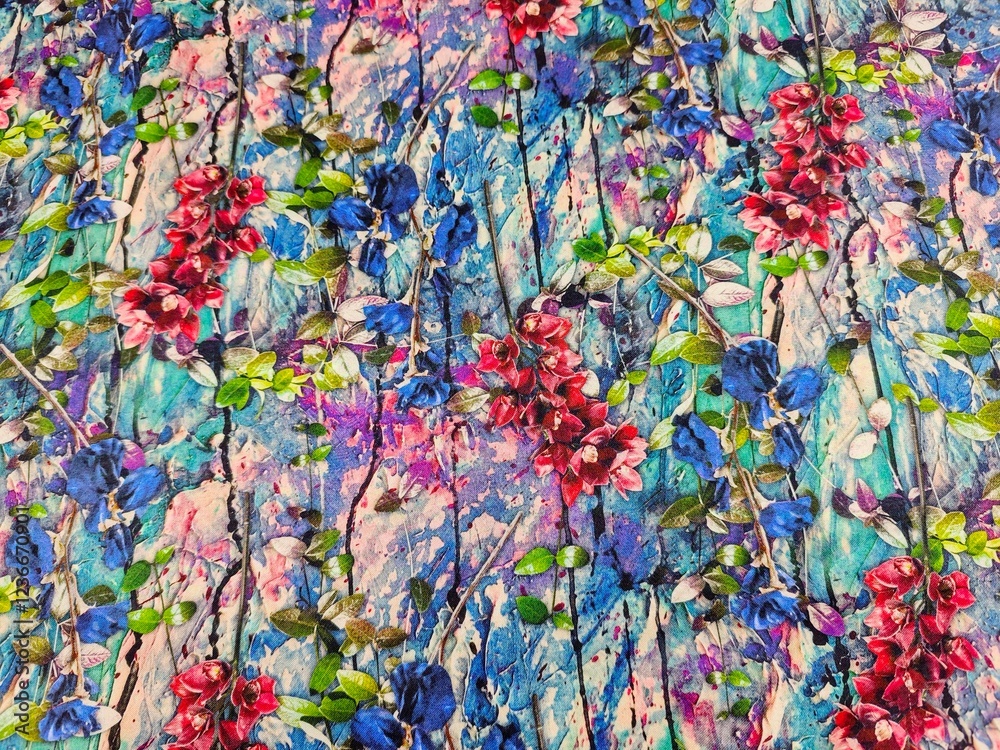 Fototapeta premium colorful flowers background