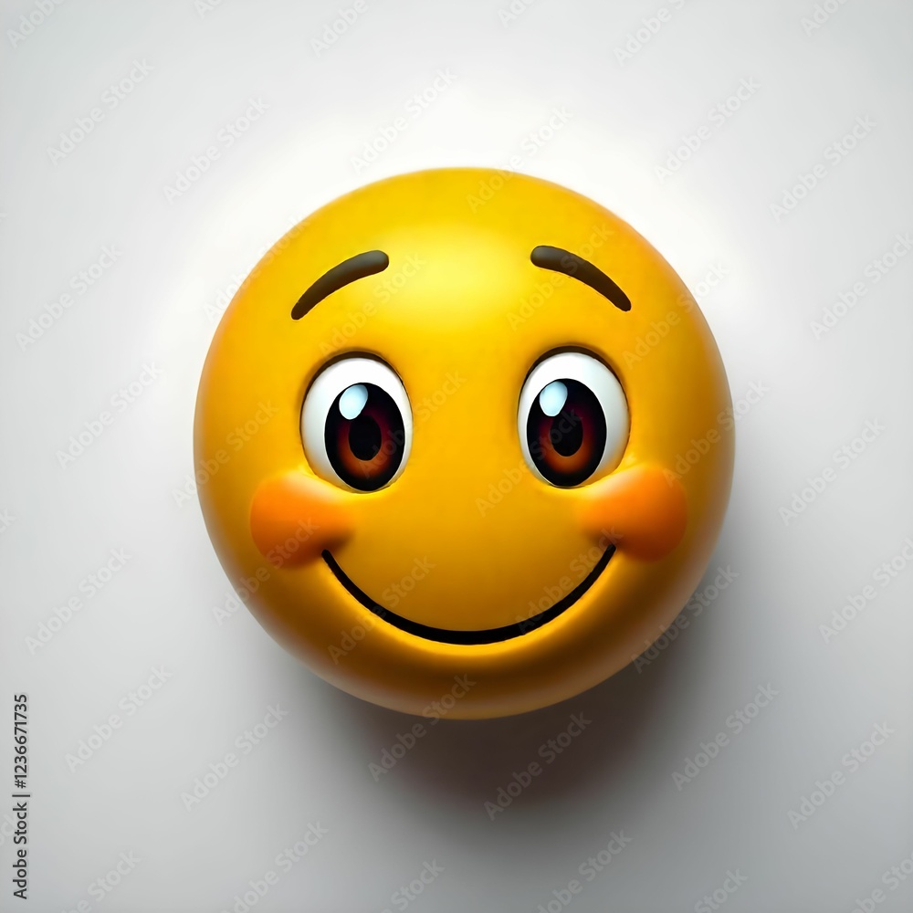 3d smiley face with smile 3d smiley face with smile