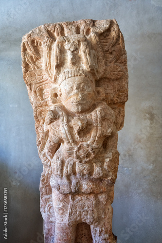 Fort San Miguel, overlooking Campeche from the south, houses the Campeche Regional Museum displaying prehispanic antiquities. photo