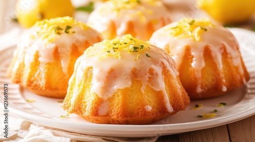 Lemon Drizzle Cakes: A Delightful Treat photo