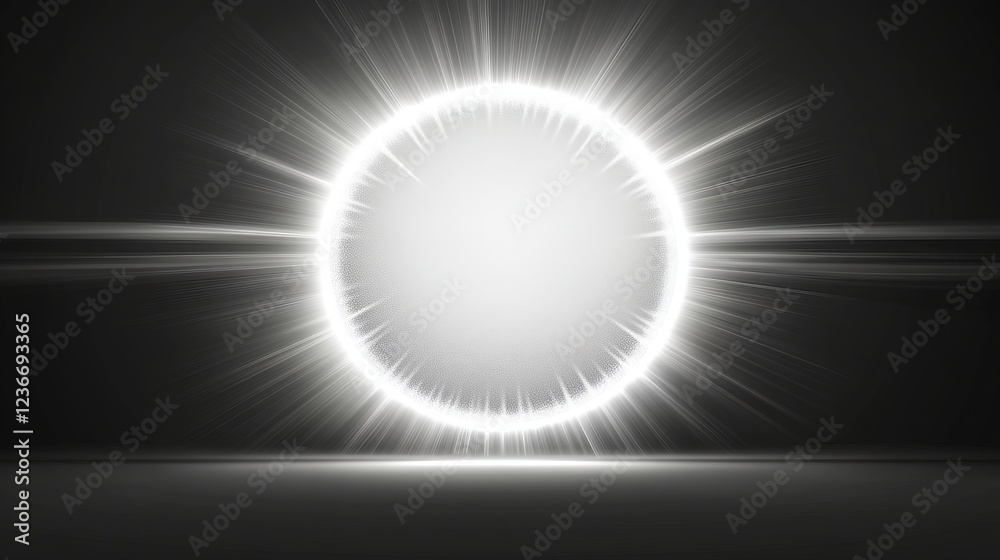 Radiant Light Burst Illuminating a Deep Black Background Creating an Ethereal Atmosphere with a Sense of Mystery and Intrigue Inviting Exploration and Imagination from the Viewer Radiant Light Burst Illuminating a Deep Black Background Creating an Ethereal Atmosphere with a Sense of Mystery and Intrigue Inviting Exploration and Imagination from the Viewer