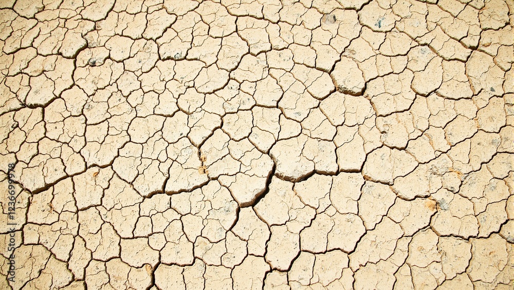 Abstract background of cracked dry earth in light brown and beige shades with intricate patterns Abstract background of cracked dry earth in light brown and beige shades with intricate patterns