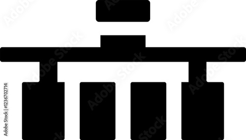 Rounded Filled Sitemap Icon