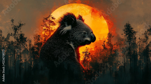 bear in the woods