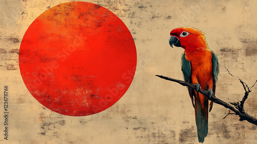 red and yellow macaw