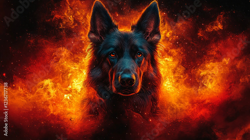 german shepherd dog