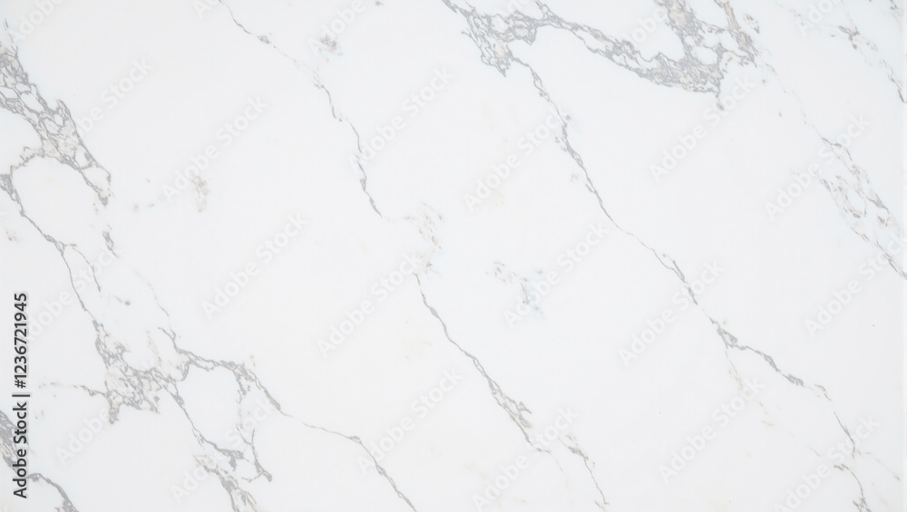 Elegant white marble with gray veins reflecting light Elegant white marble with gray veins reflecting light