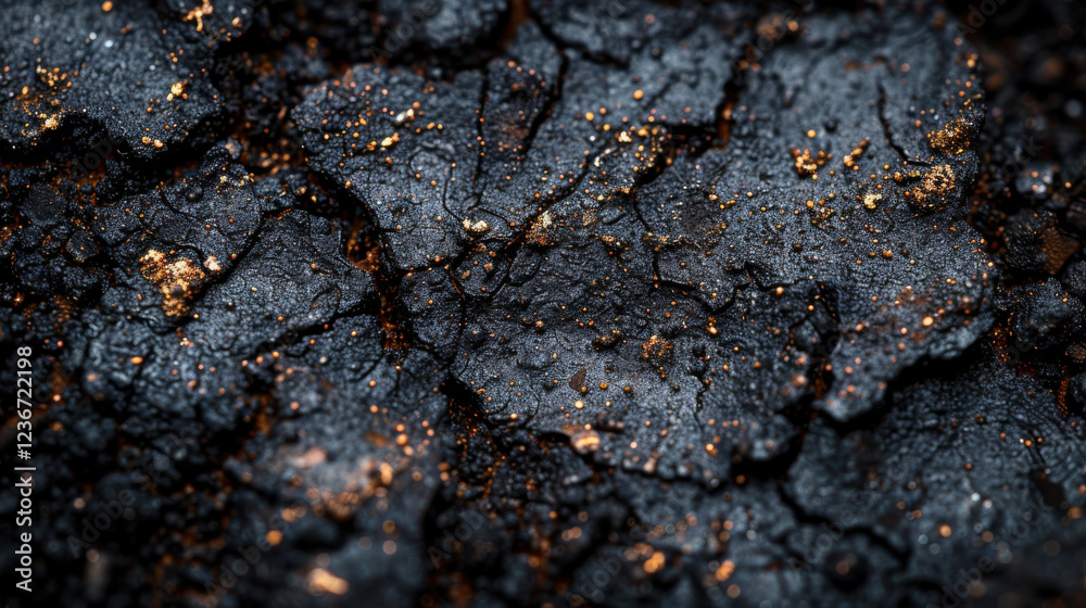 Rough textured dirt surface with visible grains and glimmering particles Rough textured dirt surface with visible grains and glimmering particles