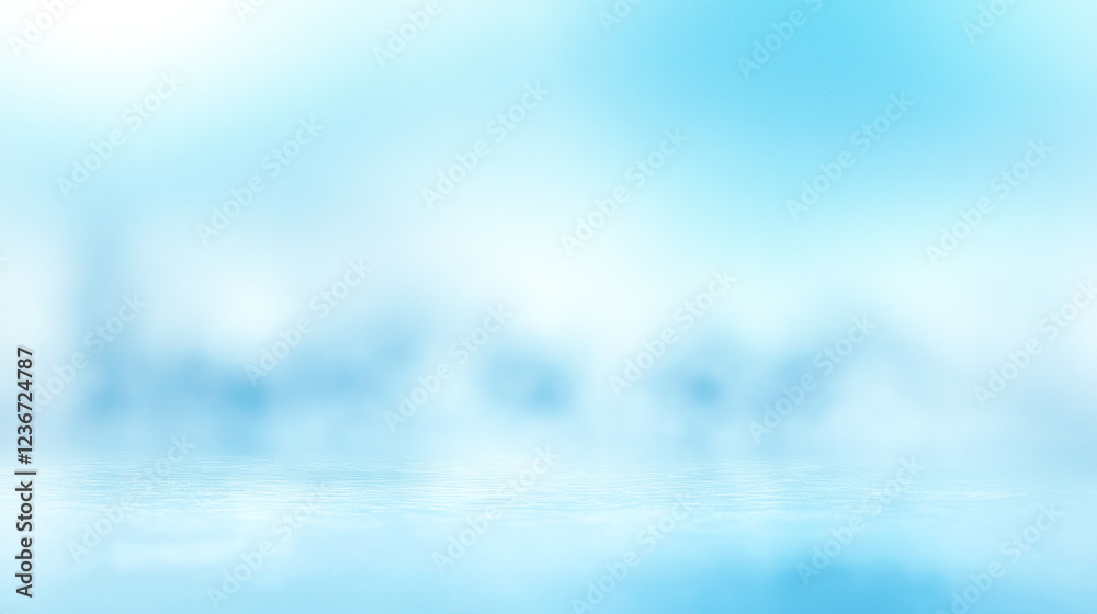 Obraz premium Light blue background abstract for web design site, line and gradient backdrop illustration