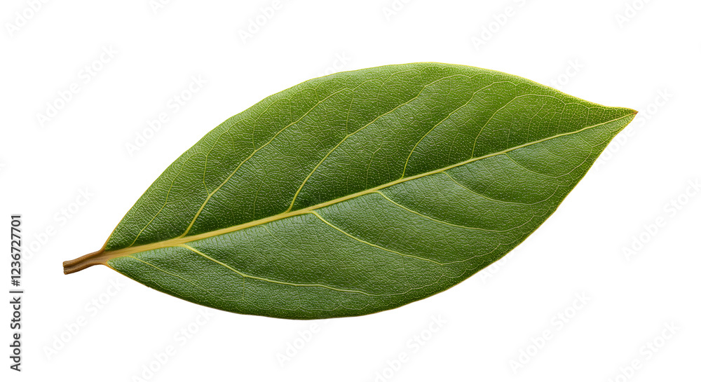 Obraz premium Fresh Bay Leaf with Deep Green Color