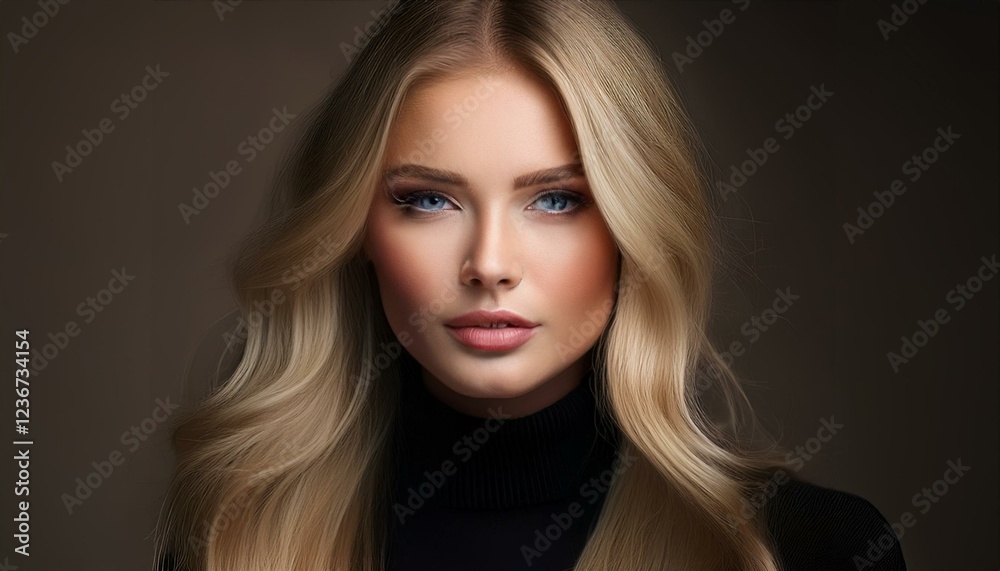 Fototapeta premium Portrait einer jungen blonden Frau