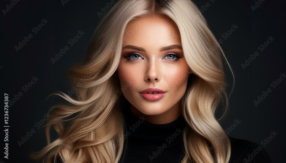 Fototapeta premium Portrait einer jungen blonden Frau