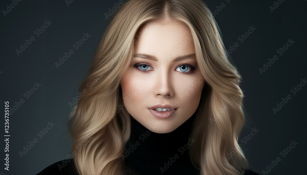 Naklejka premium Portrait einer jungen blonden Frau