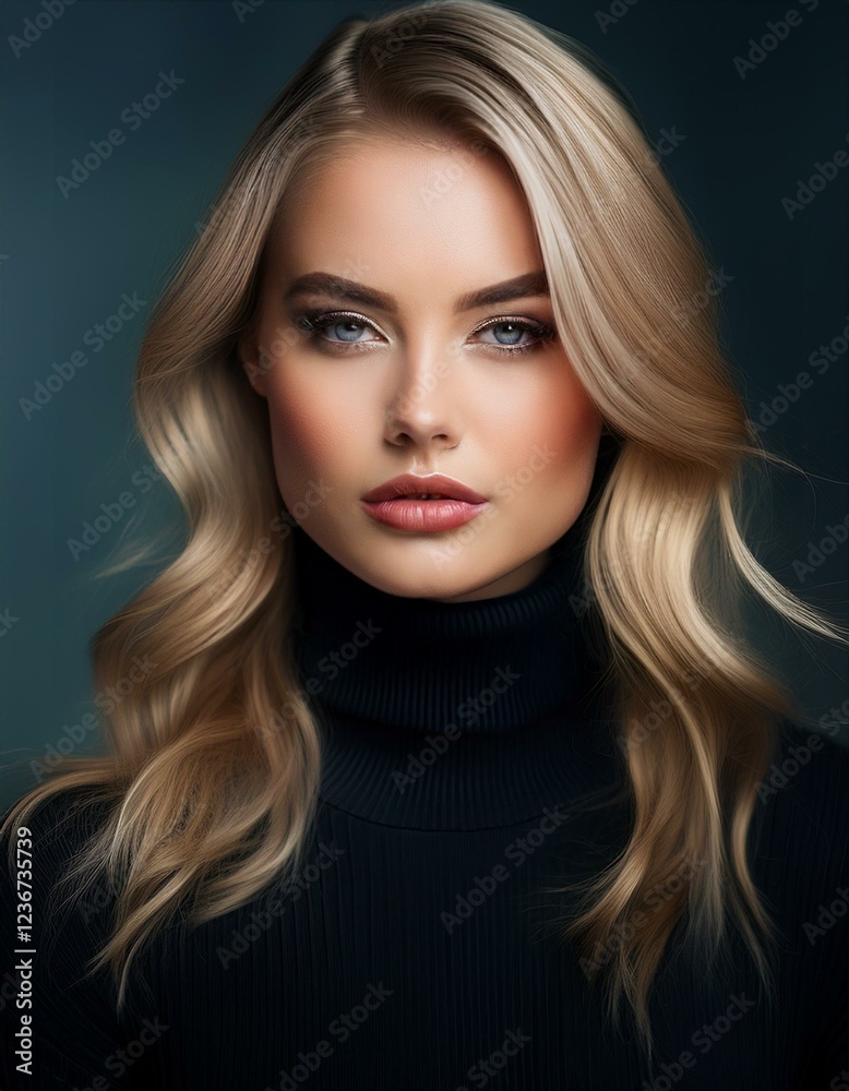 Naklejka premium Portrait einer jungen blonden Frau