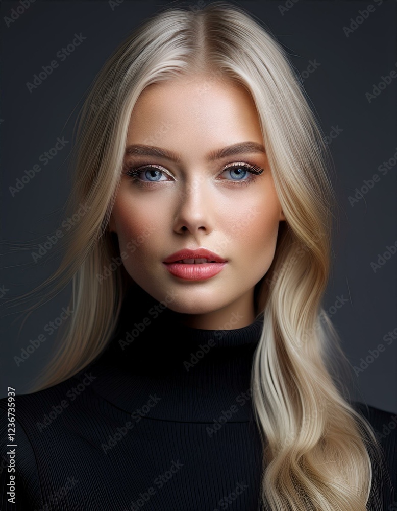 Naklejka premium Portrait einer jungen blonden Frau