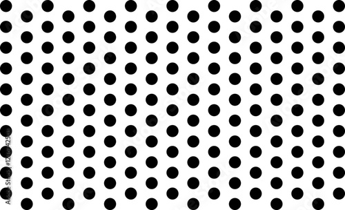 black and white polka dot pattern background