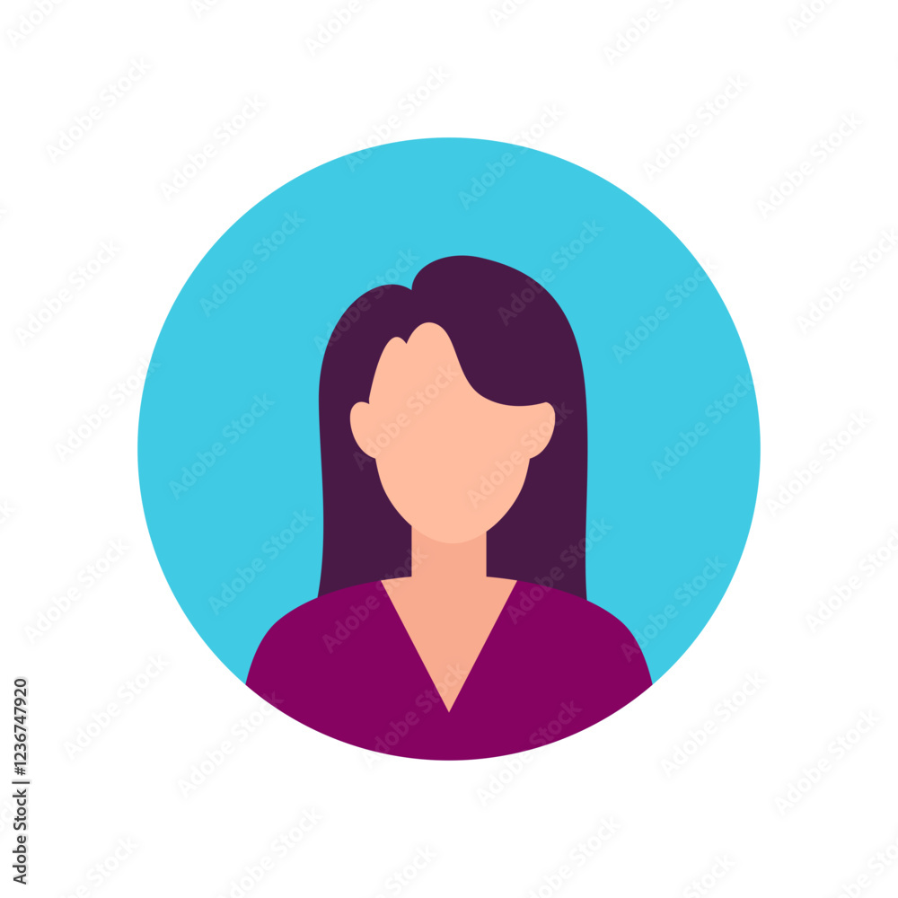 business woman avatar element business woman avatar element