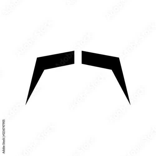 fu manchu mustache element