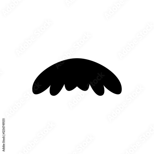 cute mustache element