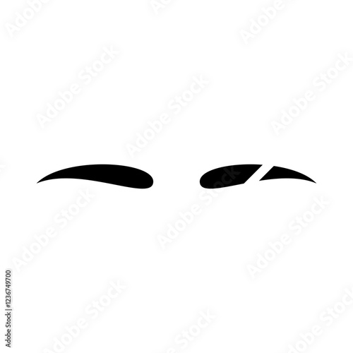 fierce eyebrow element