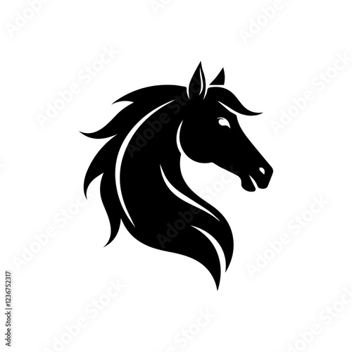 hores logo Vector illustration.