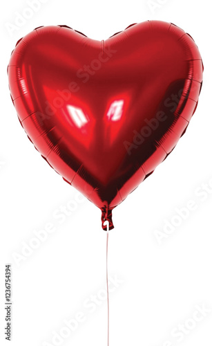 Realistic Helium Balloon PNG file- Blue, Red, Gold, Pink, Pastel & Heart-Shaped Foil
