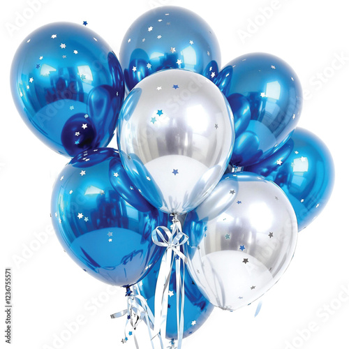 Realistic Helium Balloon PNG file- Blue, Red, Gold, Pink, Pastel & Heart-Shaped Foil