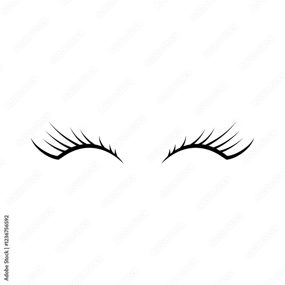 Obraz premium beauty eyelash extension element