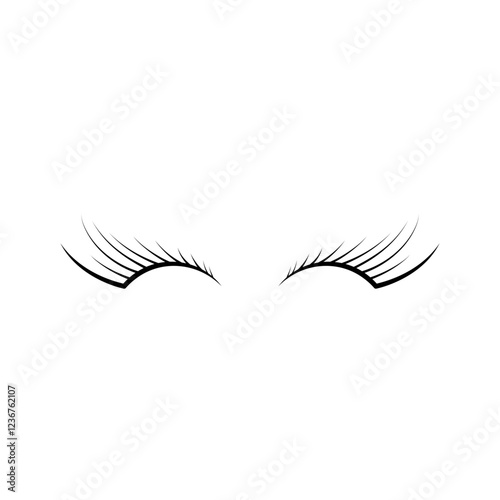 eyelash clipart element