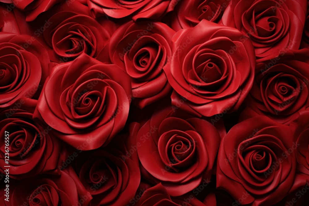Stunning red roses create a captivating backdrop, perfect for expressing love and passion Stunning red roses create a captivating backdrop, perfect for expressing love and passion