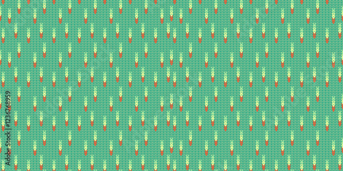 Knitted fabric seamless pattern background.