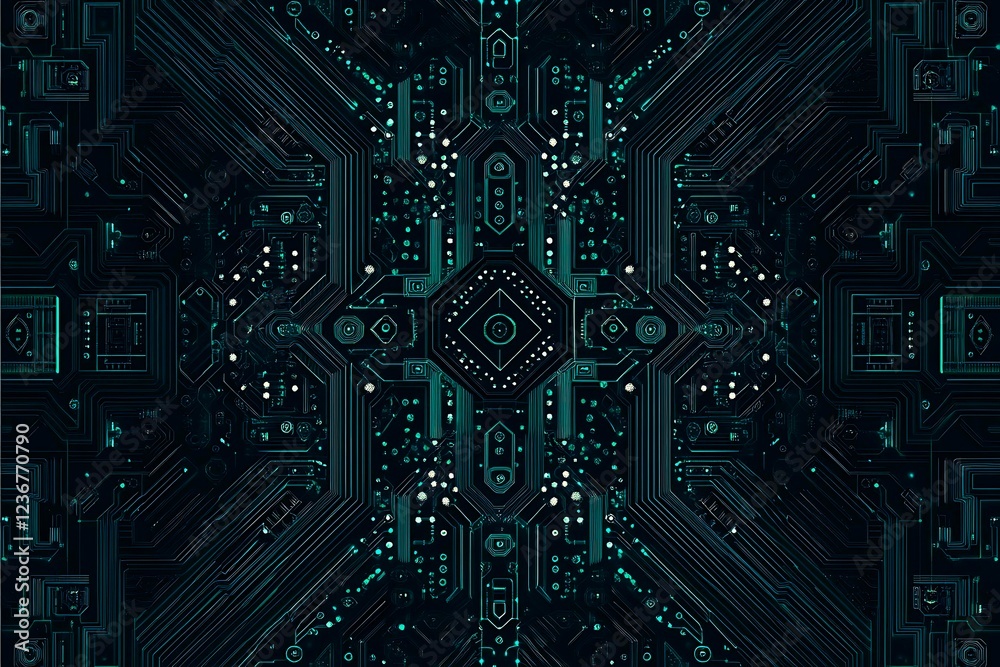 Abstract close-up of a glowing blue digital circuit board, showcasing intricate connections and technological design on a black background.
Abstract close-up of a glowing blue digital circuit board, showcasing intricate connections and technological design on a black background.