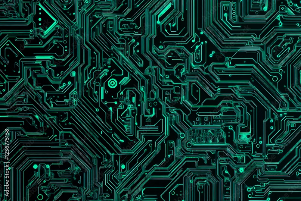 Abstract close-up of a glowing blue digital circuit board, showcasing intricate connections and technological design on a black background.
Abstract close-up of a glowing blue digital circuit board, showcasing intricate connections and technological design on a black background.