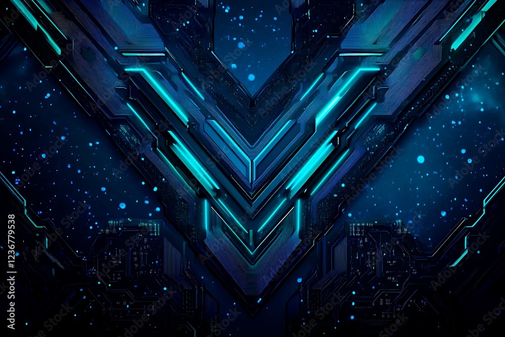 Abstract close-up of a glowing blue digital circuit board, showcasing intricate connections and technological design on a black background.
Abstract close-up of a glowing blue digital circuit board, showcasing intricate connections and technological design on a black background.