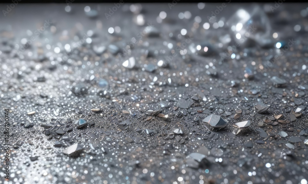 Iridescent silver glitter background with a holographic sheen and a sense of depth , artistic flair, advanced technology , innovative style Iridescent silver glitter background with a holographic sheen and a sense of depth , artistic flair, advanced technology , innovative style