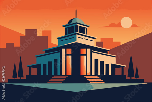 illustration skyline