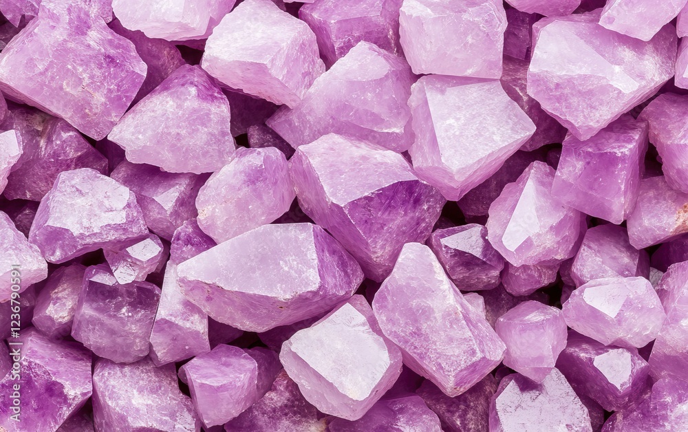 A close-up view of pink mineral crystals, showcasing their natural, jagged shapes and vibrant color. A close-up view of pink mineral crystals, showcasing their natural, jagged shapes and vibrant color.