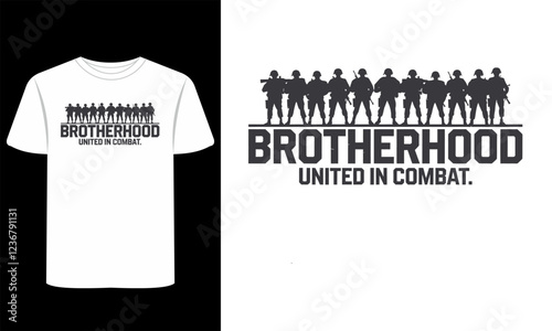 Army Military & Tactical Styled Vector T-Shirt Print Graphic Design