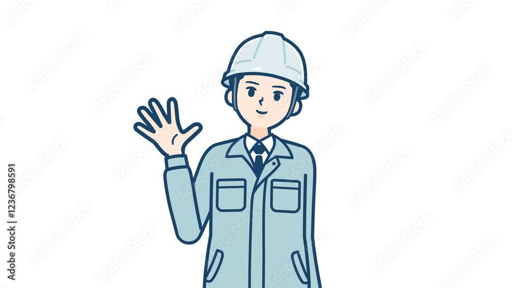 work wear man_smile and waving hello_with alpha channel.mov work wear man_smile and waving hello_with alpha channel.mov