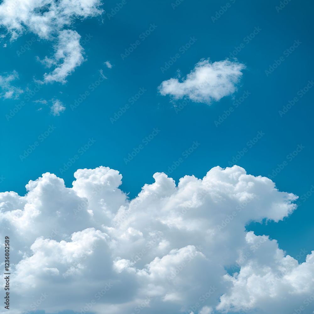 Obraz premium blue sky and clouds