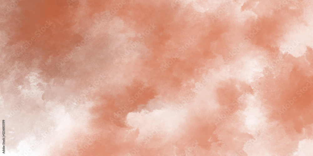 Fototapeta premium Painted red wall background. Modern abstract red water color background.