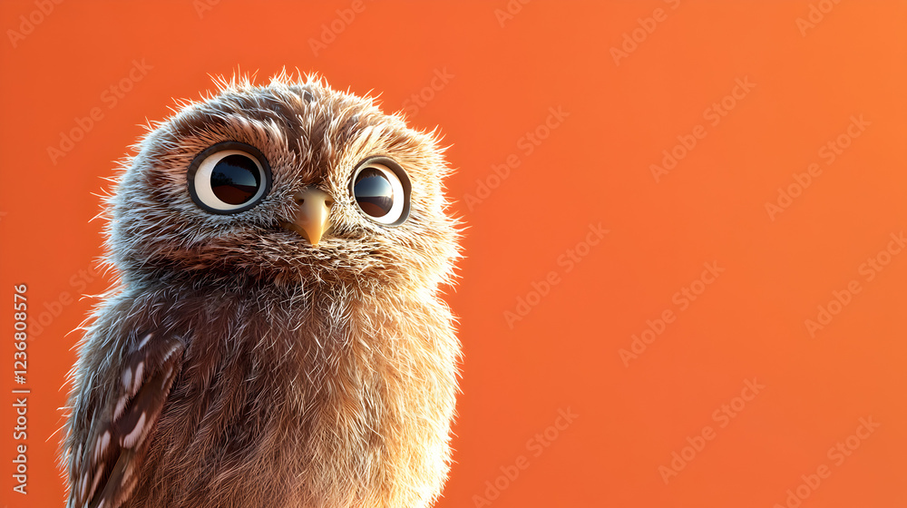 Fototapeta premium Adorable baby chick with and without glasses standing confidently in a studio setting exuding cuteness and charm with a warm and playful presence ultra-detailed high-quality portrait