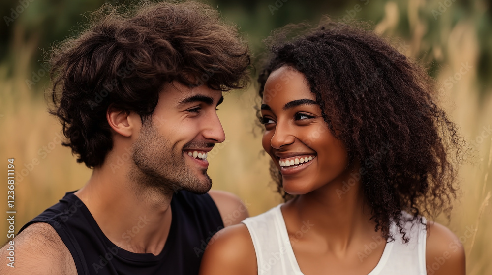 Sweating and bonding, multiracial fitness partners working out together, sharing joy during sunny outdoor exercise session Sweating and bonding, multiracial fitness partners working out together, sharing joy during sunny outdoor exercise session
