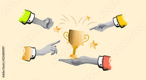 Competition, Achievement, Victory, Trophy, Winning, Award, Celebration, Rivals, Success, Goals