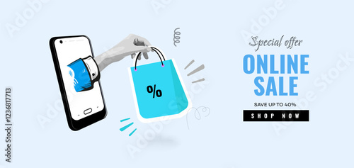 Online Shopping Sale Mobile App Discount Offers Deals