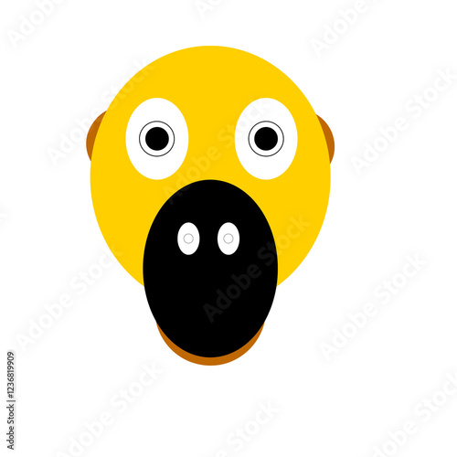 Cartoon duck